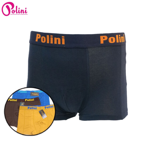 POLINI Boxer Briefs Celana Dalam Pria Bahan Katun 7702