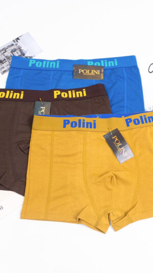 POLINI Boxer Briefs Celana Dalam Pria Bahan Katun 7702