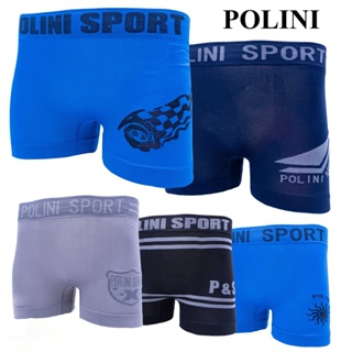 POLINI Celana Dalam Pria Boxer Rajut Melar