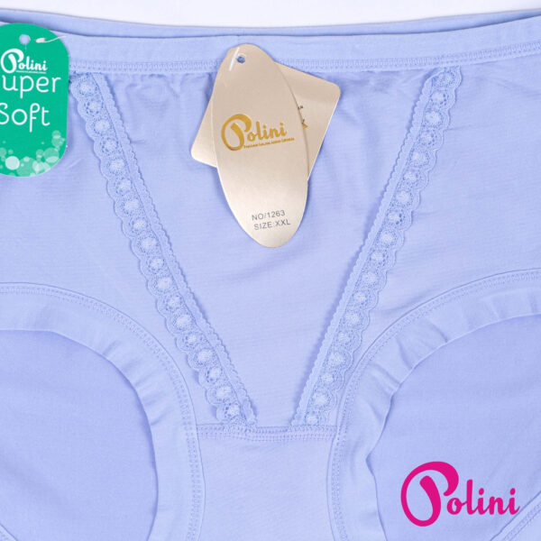 POLINI Celana Dalam Wanita Katun Fit to M-XXL Polos Midwaist Basic Panties CD 1263