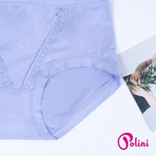 POLINI Celana Dalam Wanita Katun Fit to M-XXL Polos Midwaist Basic Panties CD 1263