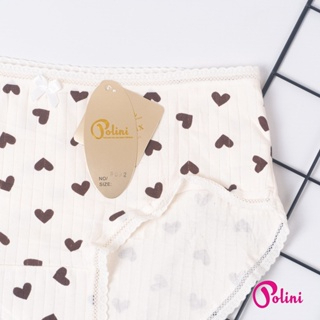POLINI Celana Dalam Wanita Mid Waist cd Motif Bahan Katun 8092