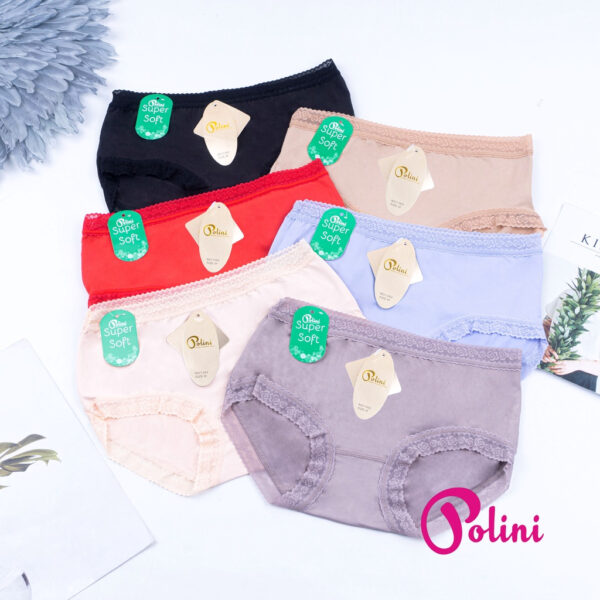 POLINI Celana Dalam Wanita Bahan Katun Elastis Cd 1262