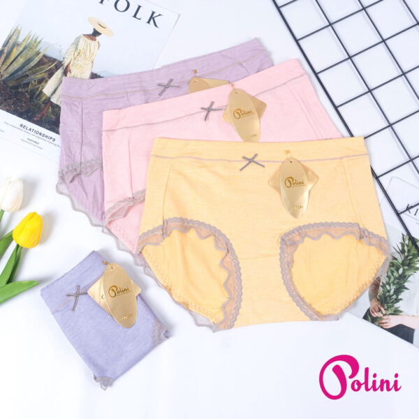 POLINI Celana Dalam wanita Bahan Katun Cd Polos 7289