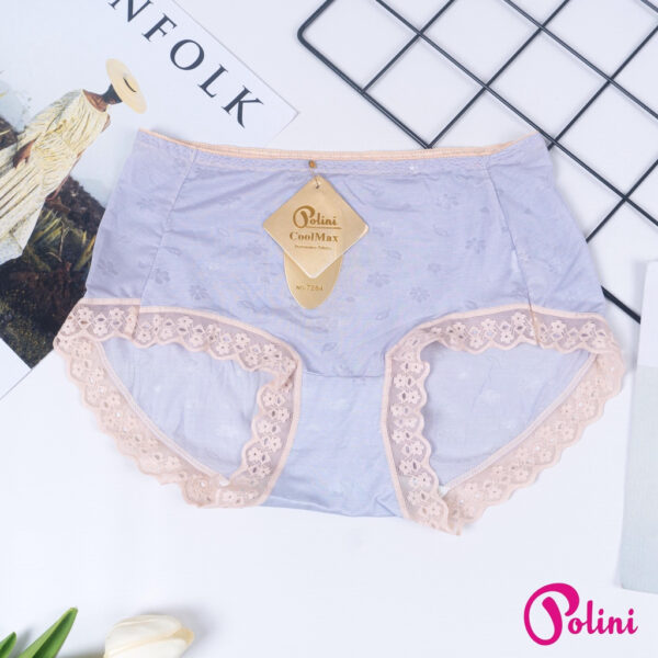 POLINI Celana Dalam Wanita List Renda Cd Katun 7284