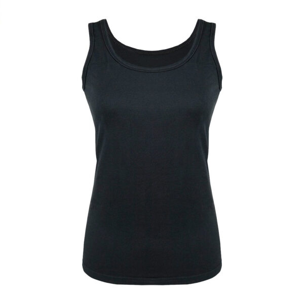 POLINI Tanktop Wanita Bahan Katun Atasan Singlet Wanita Tali Besar