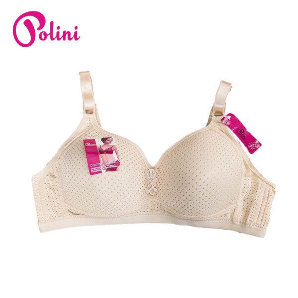 POLINI Bra Jumbo Tanpa Kawat Busa Tipis Size 42 - 52 Cup C/D Kait 3 D11