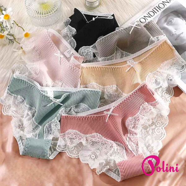 POLINI Celana Dalam Wanita Renda Cd Katun Polini 9090