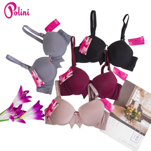 POLINI Bra Push Up Wanita Kualitas Premium Bh Wanita Berkawat Lentur K3 G711