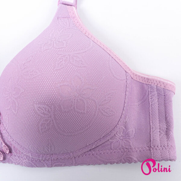POLINI Bra Wanita Tanpa Kawat Bra Motif Kait 3 G600