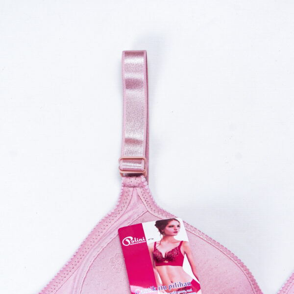 POLINI Bra Jumbo Tanpa Kawat Kait 3 Size 42 - 52 Cup C/D Busa Tipis D12
