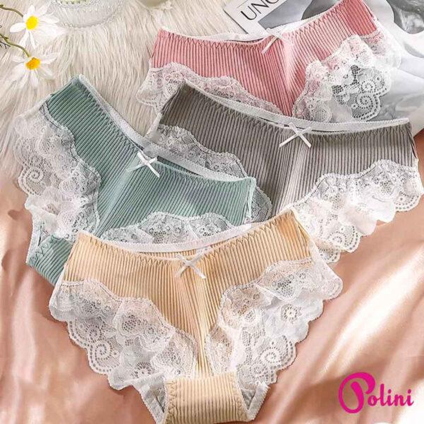 POLINI Celana Dalam Wanita Renda Cd Katun Polini 9090