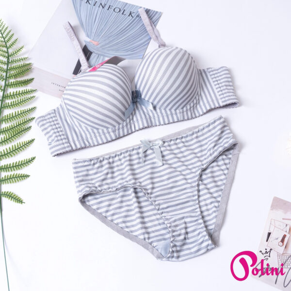 POLINI Set Bra Renda Push Up Berkawat Kait 3 Size 36-42 710