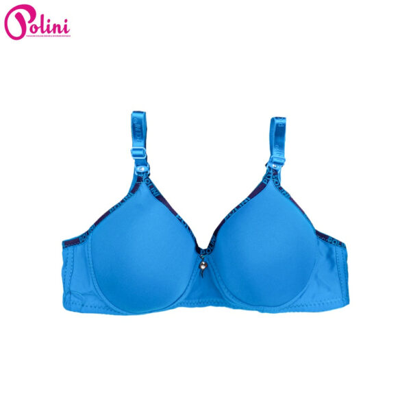POLINI Bra Tanpa Kawat Bahan Katun Busa Tipis Cup A Kait 2 BH A01