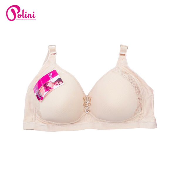 POLINI Bra Jumbo Tanpa Kawat Busa Tipis Size 42 - 52 Cup C/D Kait 3 D08