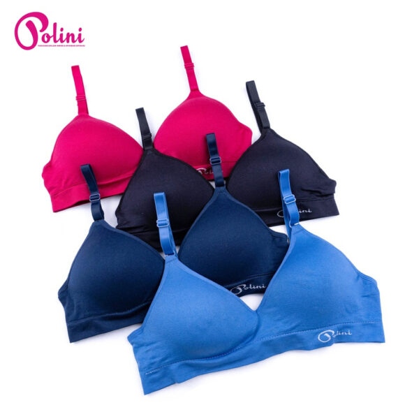 POLINI Bra Tanpa Kawat Busa Tipis Cup A/B Kait 2 A128