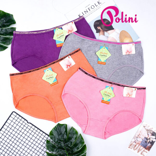POLINI Celana Dalam Wanita Bahan Katun Elastis Cd 5533
