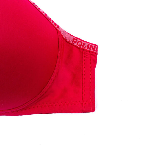 POLINI Bra Tanpa Kawat Bahan Katun Busa Tipis Cup A Kait 2 BH A01