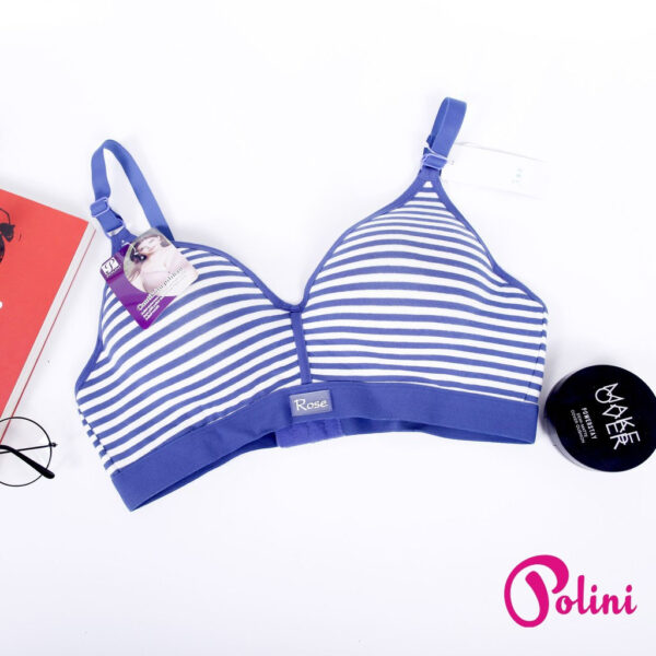 POLINI Bra Wanita Tanpa Kawat Bahan Katun Kait 3 Bh 190