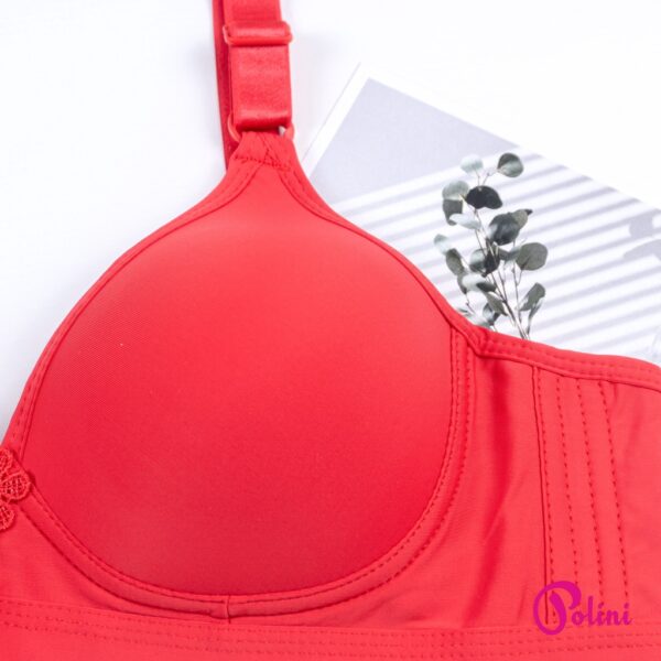 POLINI Bra Bh Wanita Bahan Halus Tanpa Kawat Kait 3 Bh G667