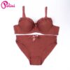 POLINI Stelan Bra Wanita Push Up Berkawat Set Bh G510