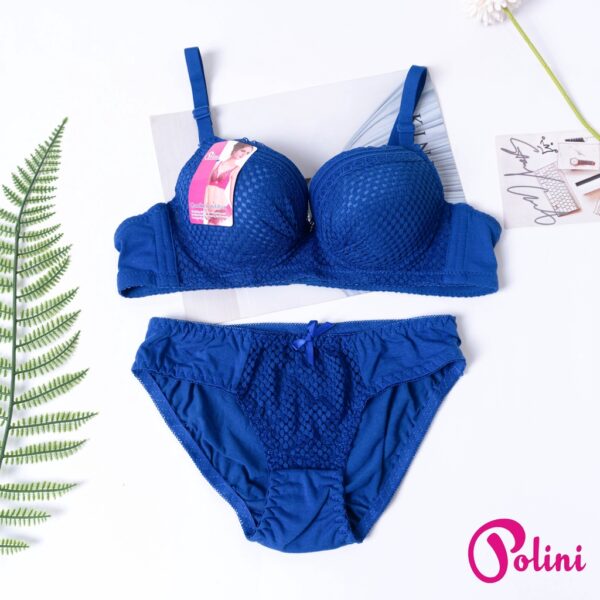 POLINI Stelan Bra Wanita Push Up Berkawat Cup A Set Bra 362