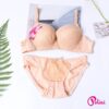 POLINI Stelan Bra Wanita Push Up Berkawat Cup A Set Bra 362
